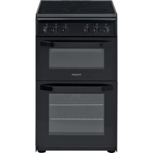 Hotpoint 50cm Twin Cavity Cooker | HD5V92KCB/UK