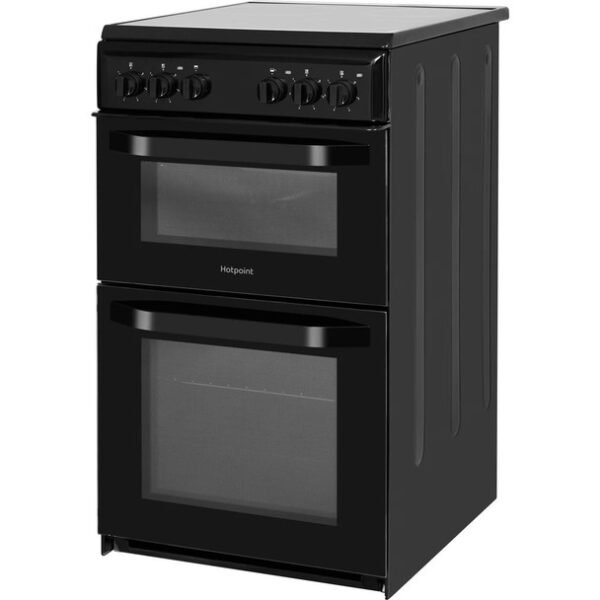 Hotpoint 50cm Twin Cavity Cooker | HD5V92KCB/UK - Image 4