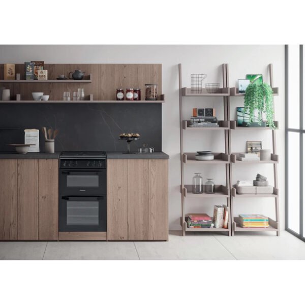 Hotpoint 50cm Twin Cavity Cooker | HD5V92KCB/UK - Image 7