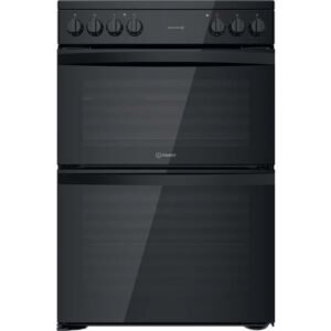 Indesit Electric freestanding double cooker 60cm | ID67V9KMBUK