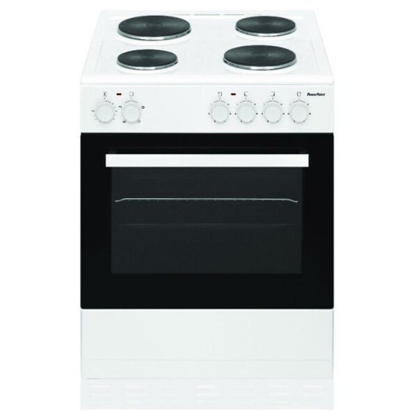 PowerPoint 60cm Single Cavity with Solid Top Hob White | P06E1S1W - Image 3